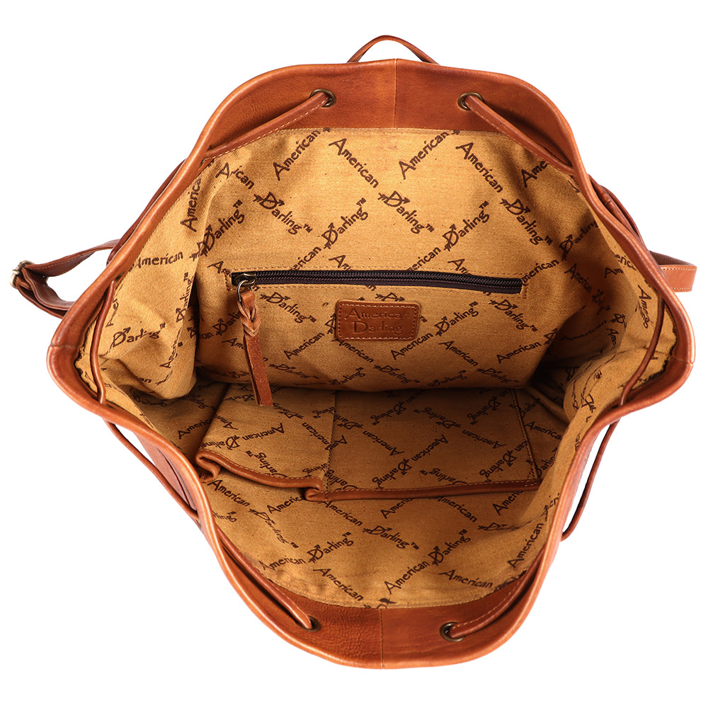 LC-ADBGM302 Backpack Genuine Western Leather Women Bag