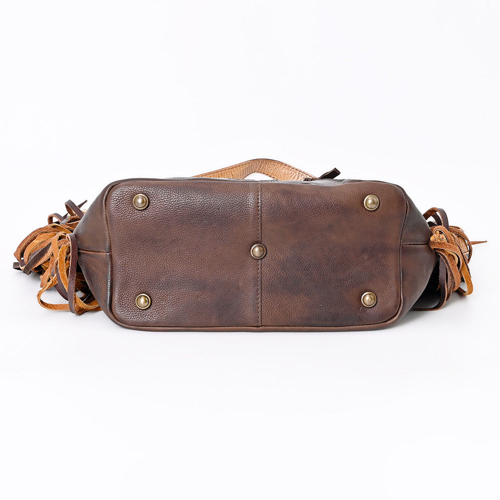 LC-ADBGM316 Bucket Genuine Western Leather Women Bag