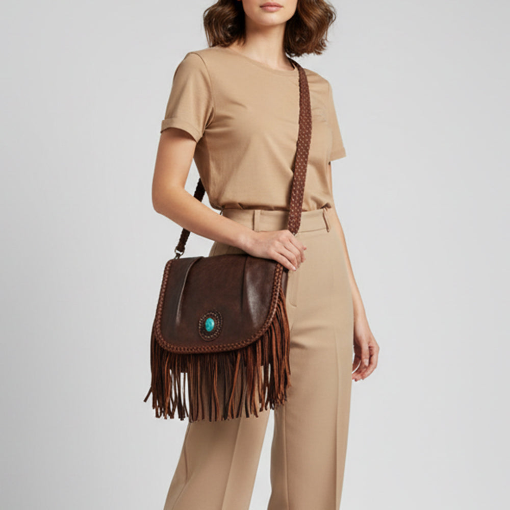 LC-ADBGM321 Crossbody Genuine Western Leather Women Bag