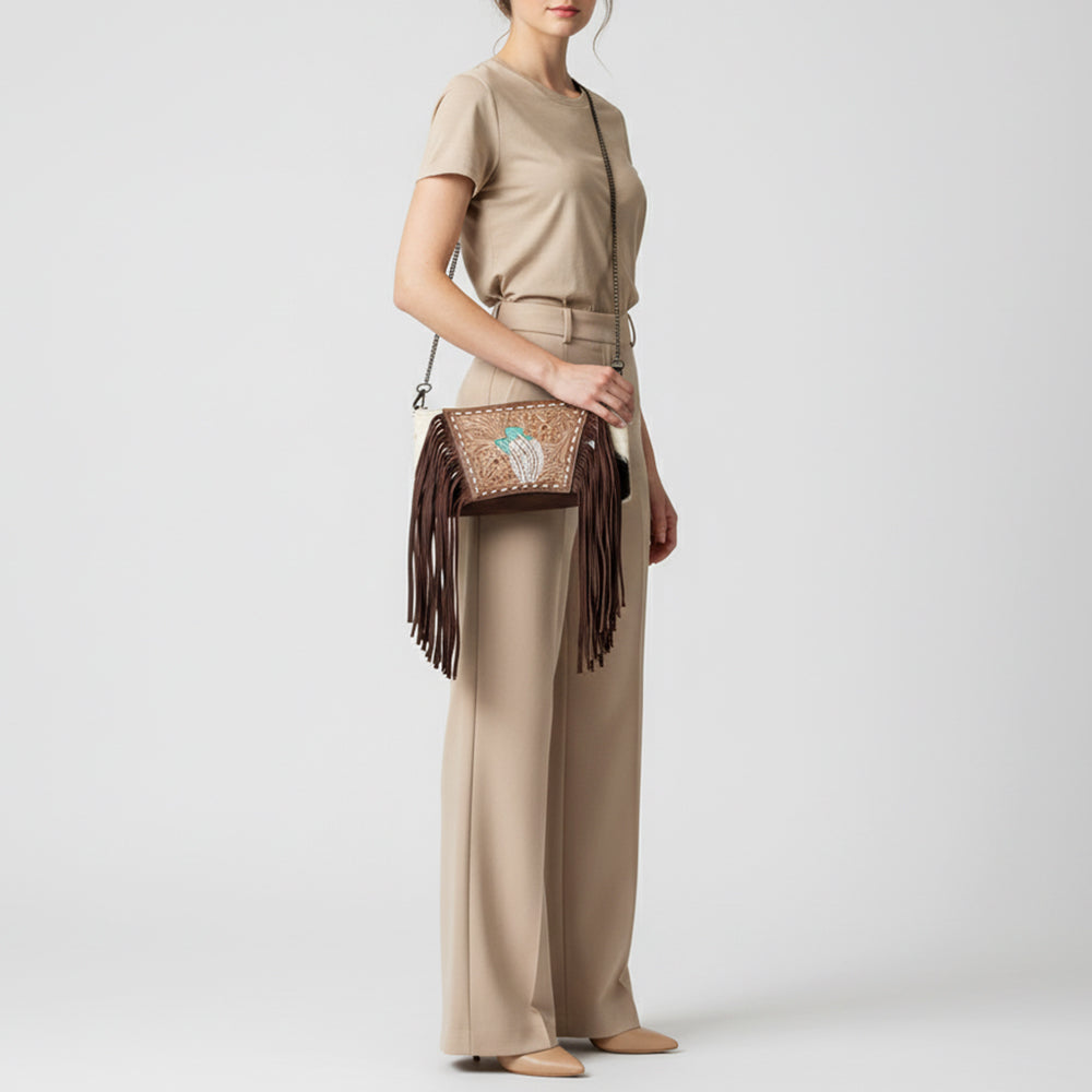 LC-ADBGZ691D Crossbody Genuine Western Leather Women Bag