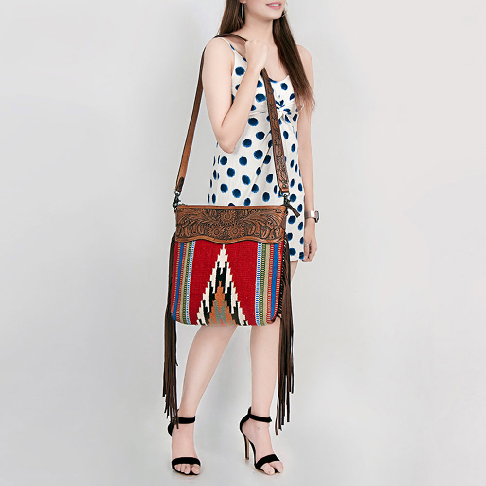 LC-ADBGZ669 Crossbody Genuine Western Leather Women Bag