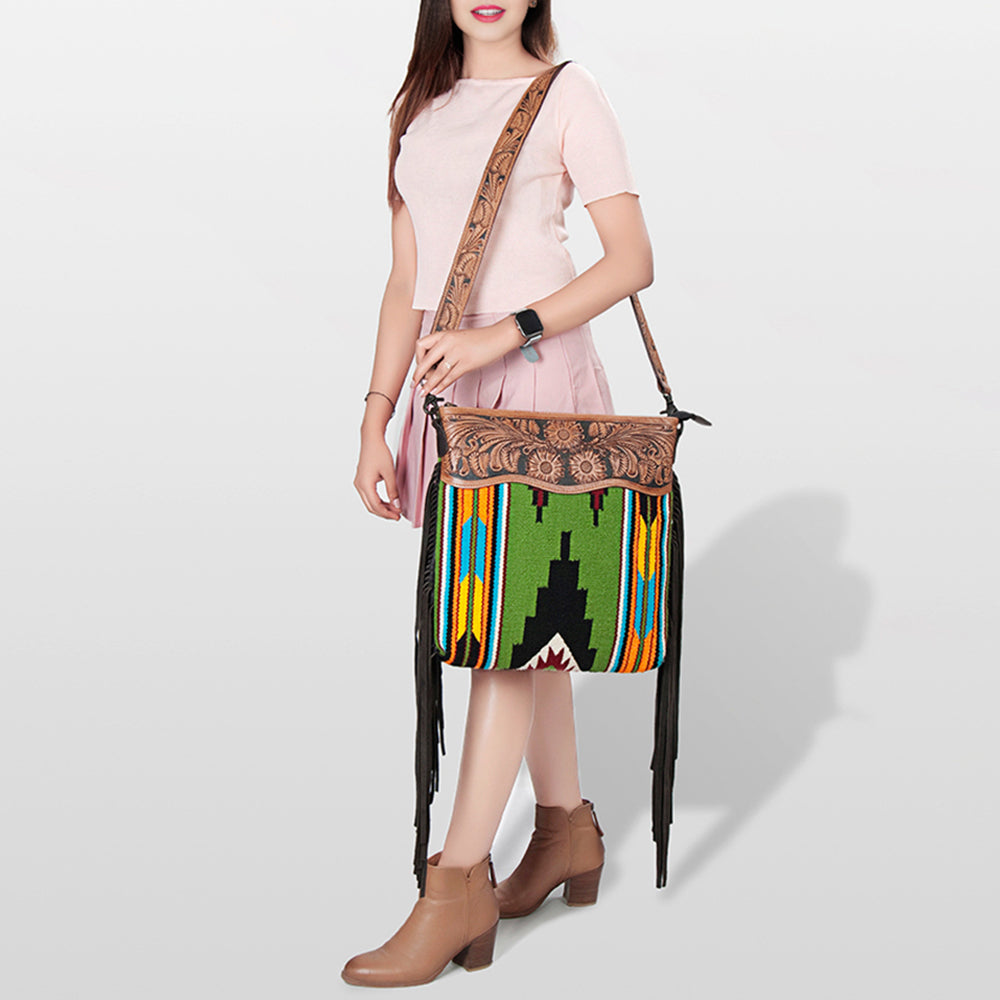 LC-ADBGZ676 Crossbody Genuine Western Leather Women Bag