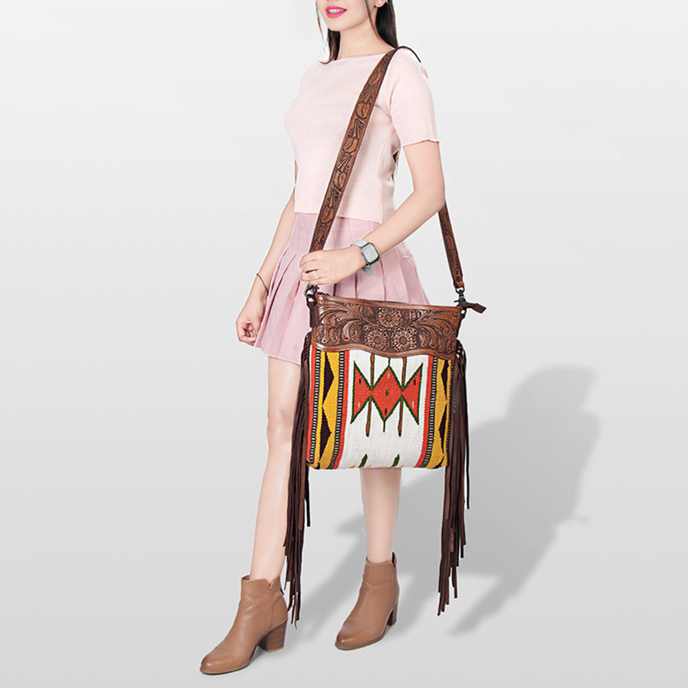 LC-ADBGZ677 Crossbody Genuine Western Leather Women Bag