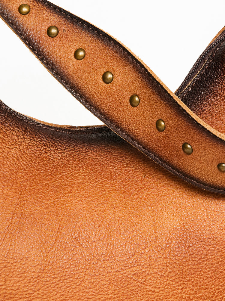 ADBG1031C American Darling Handwoven Saddle Blanket Hobo Bag - Western Leather Shoulder Bag