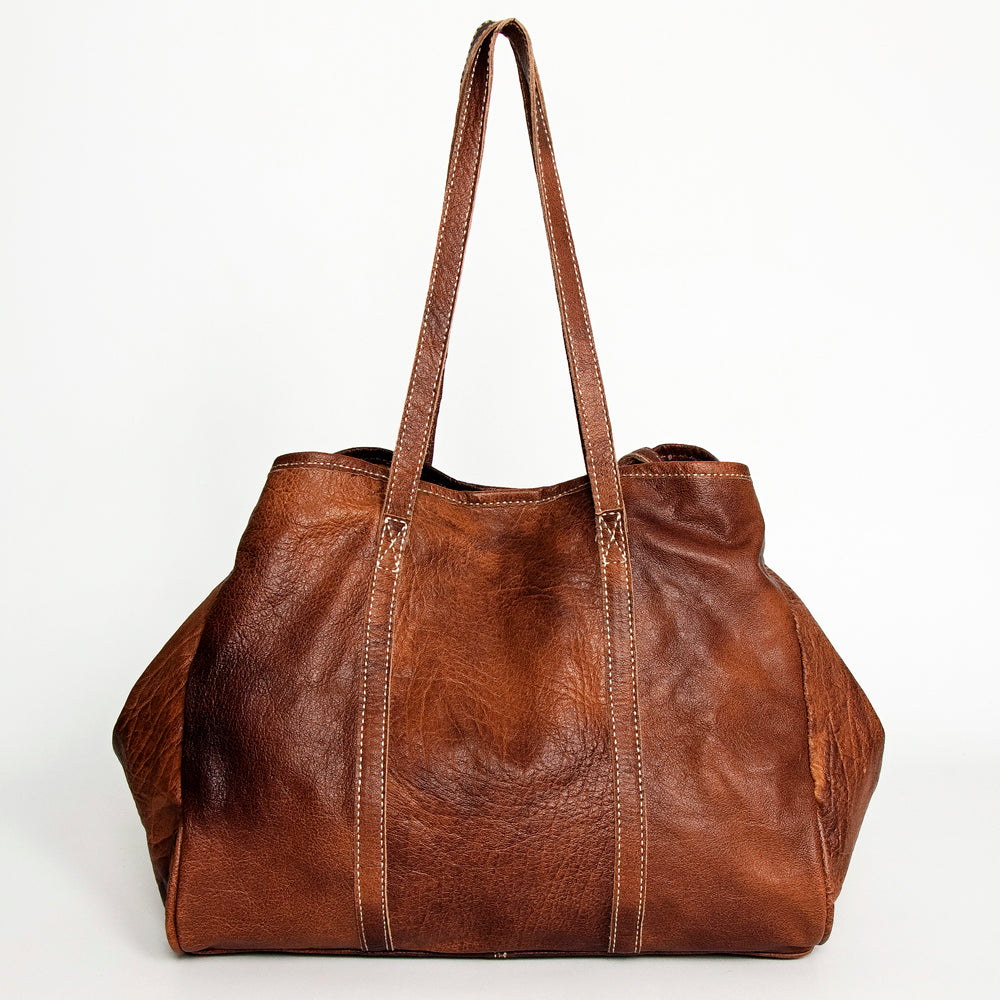 ADBG1032 American Darling Hair-On Cowhide Tote Bag Set - Genuine Leather Western Handbag