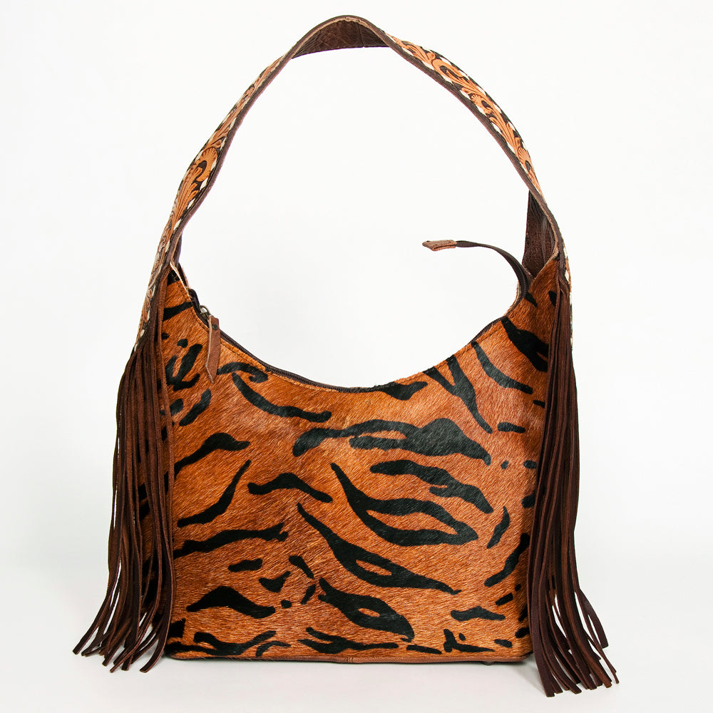 LC-ADBG803 Hobo Hair On Genuine Western Leather Women Bag Cady