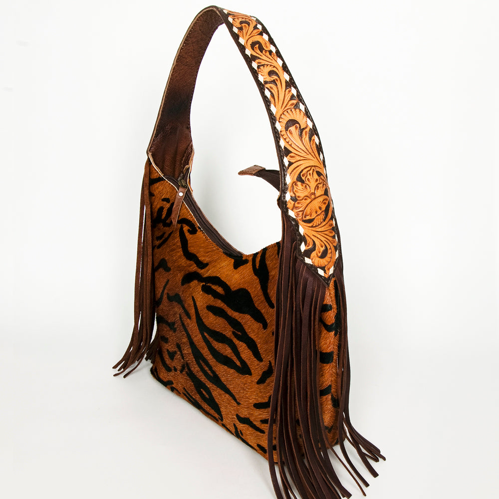 LC-ADBG803 Hobo Hair On Genuine Western Leather Women Bag Cady