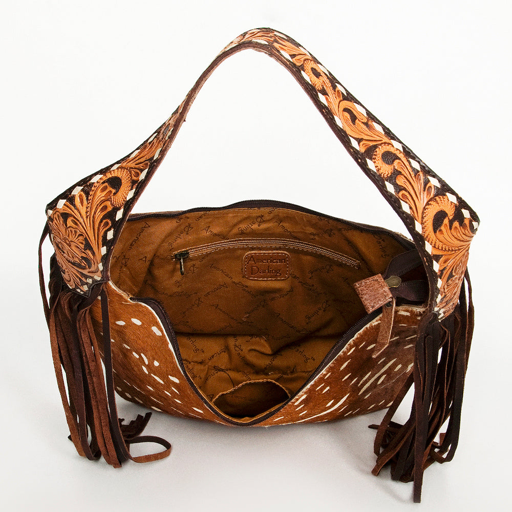 LC-ADBG803 Hobo Hair On Genuine Western Leather Women Bag Cady