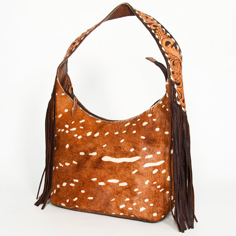 LC-ADBG803 Hobo Hair On Genuine Western Leather Women Bag Cady