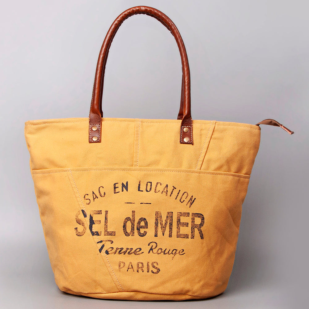 LC-KB467 Weekender Upcycled Canvas Ladies Bag