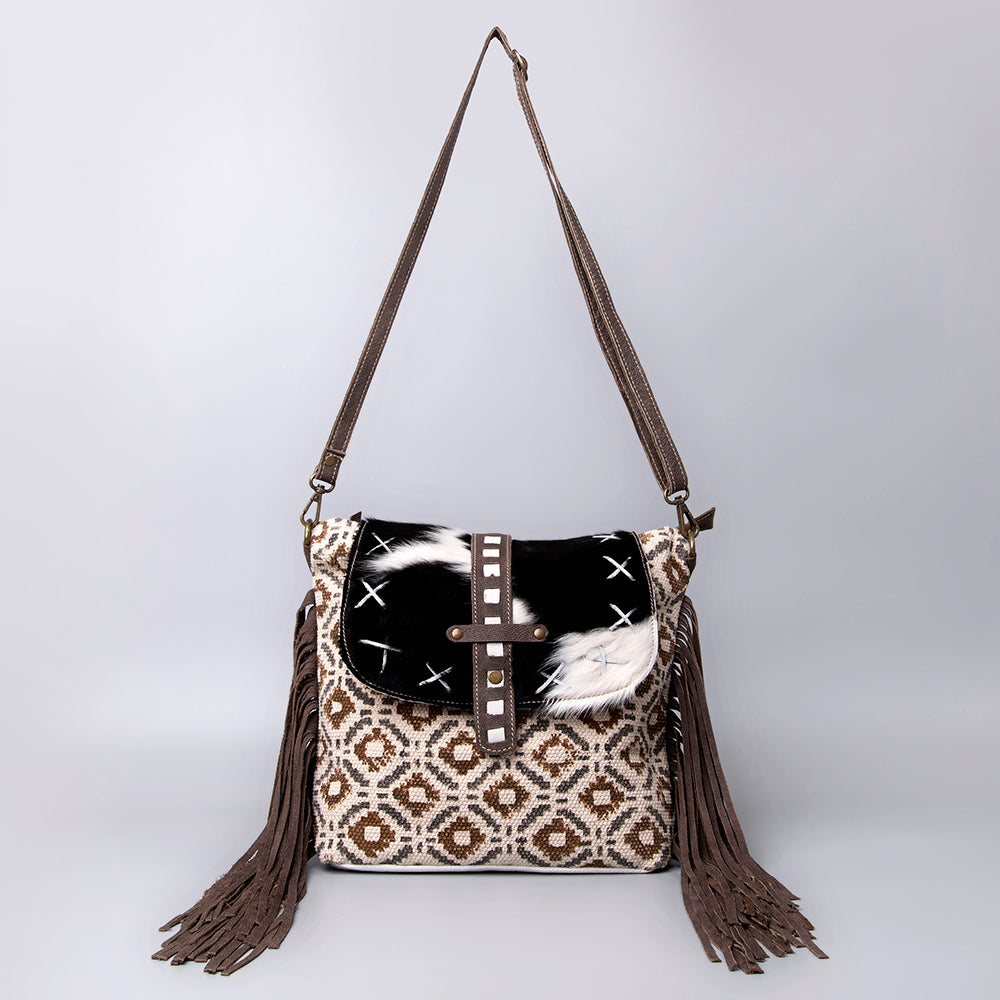 LC-KB468  Crossbody Upcycled Canvas Ladies Bag