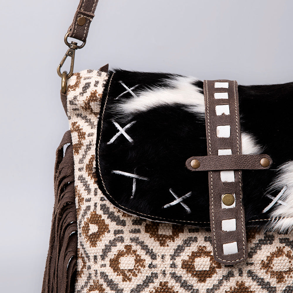 LC-KB468  Crossbody Upcycled Canvas Ladies Bag