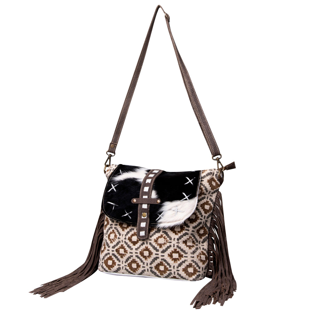 LC-KB468  Crossbody Upcycled Canvas Ladies Bag