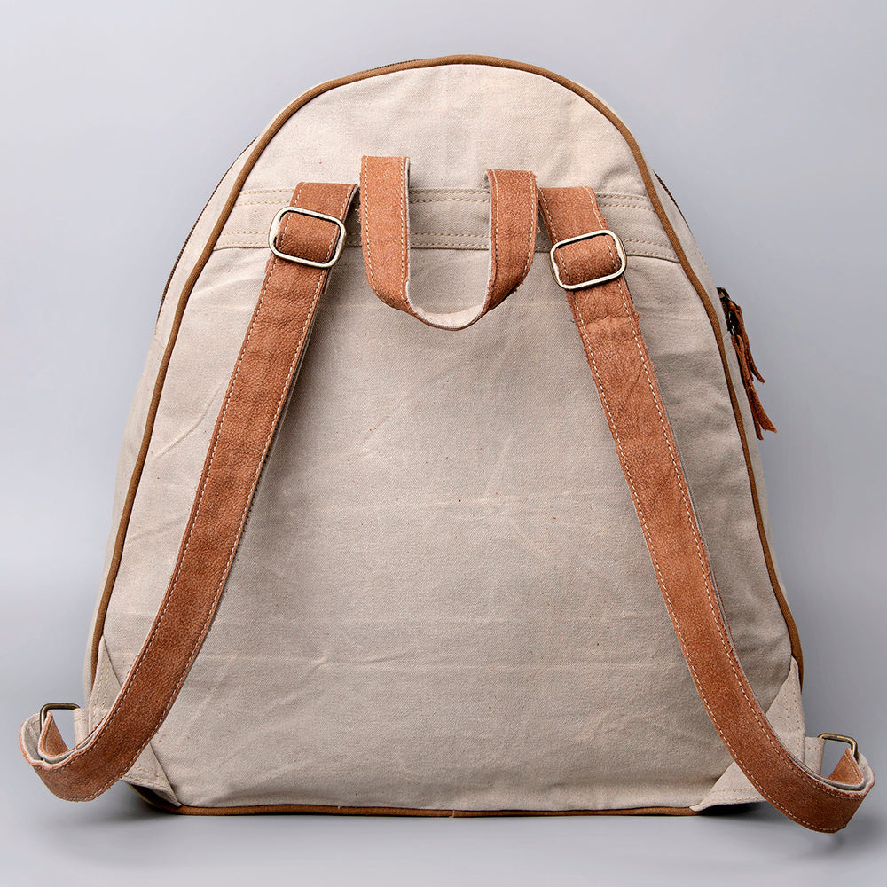 LC-KB476 Backpack Upcycled Canvas Ladies Bag