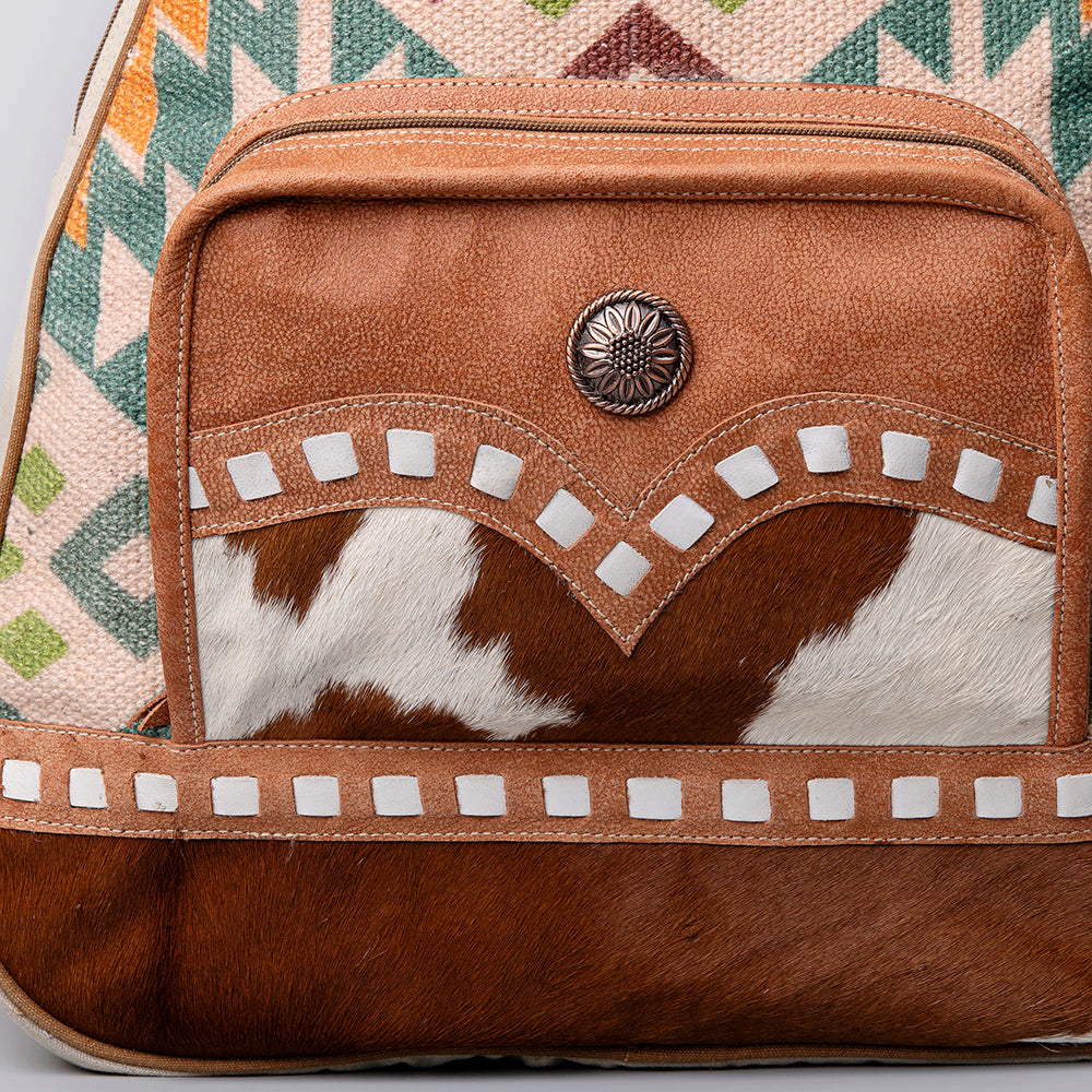 LC-KB476 Backpack Upcycled Canvas Ladies Bag