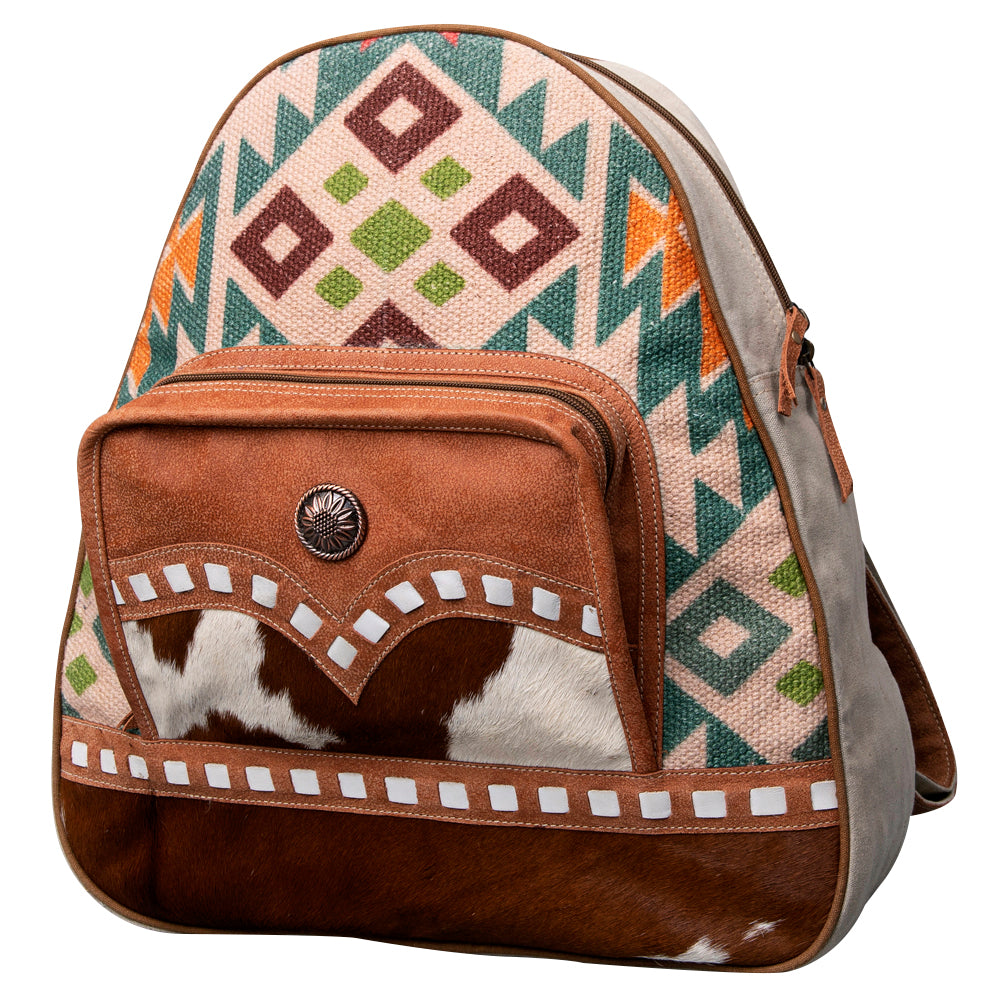 LC-KB476 Backpack Upcycled Canvas Ladies Bag