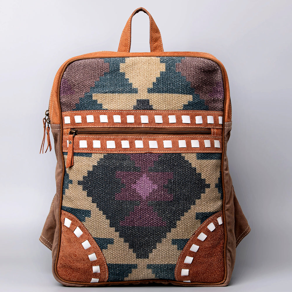 LC-KB478 Backpack Upcycled Canvas Ladies Bag