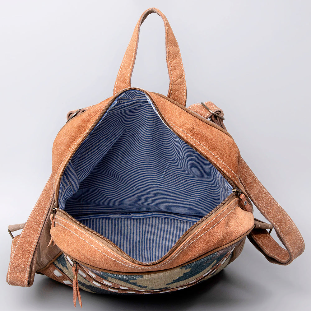 LC-KB478 Backpack Upcycled Canvas Ladies Bag