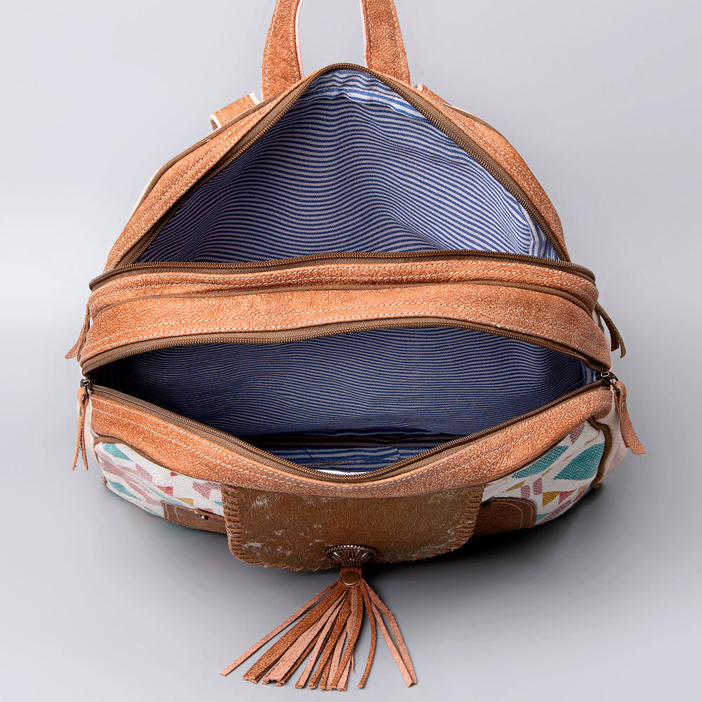 LC-KB479 Backpack Upcycled Canvas Ladies Bag