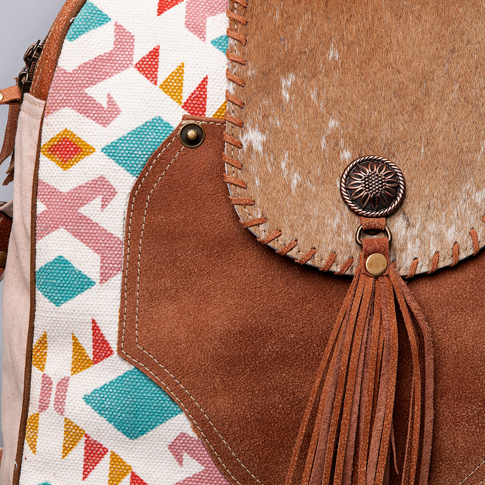 LC-KB479 Backpack Upcycled Canvas Ladies Bag