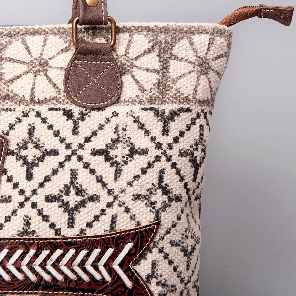 LC-KB481 Tote Upcycled Canvas Ladies Bag