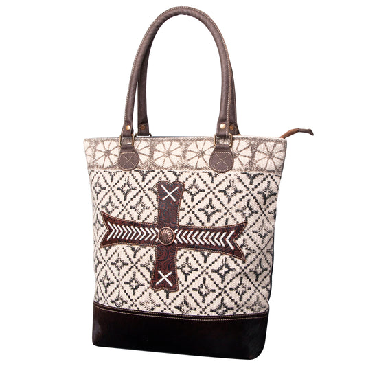 LC-KB481 Tote Upcycled Canvas Ladies Bag