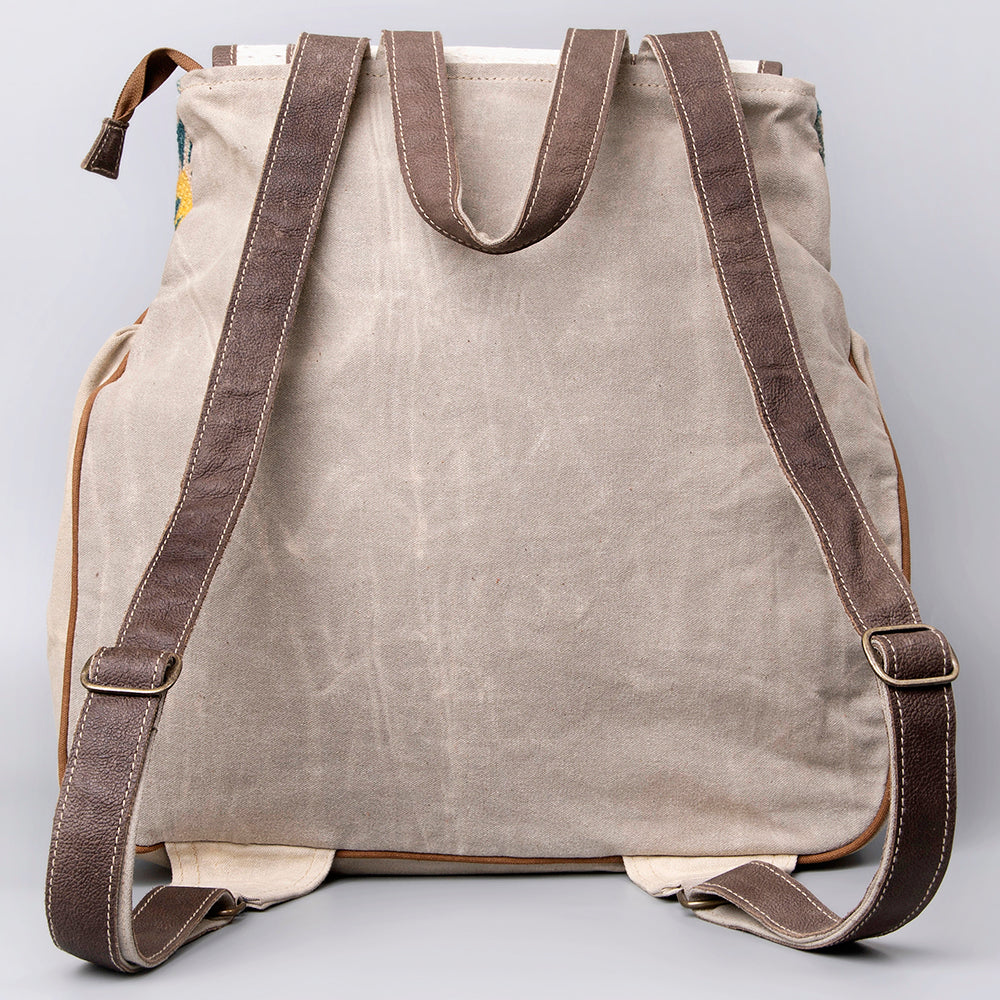LC-KB488 Backpack Upcycled Canvas Ladies Bag