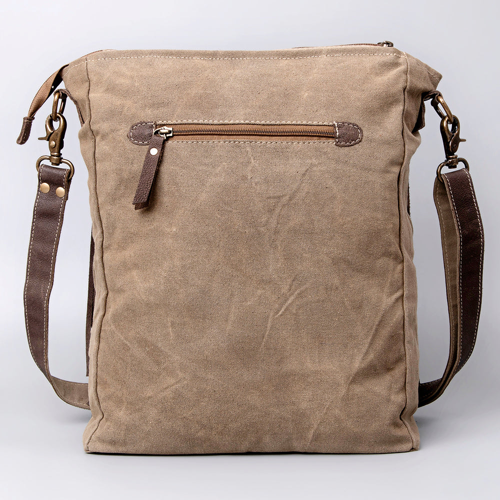 LC-KB489 Crossbody Upcycled Canvas Ladies Bag