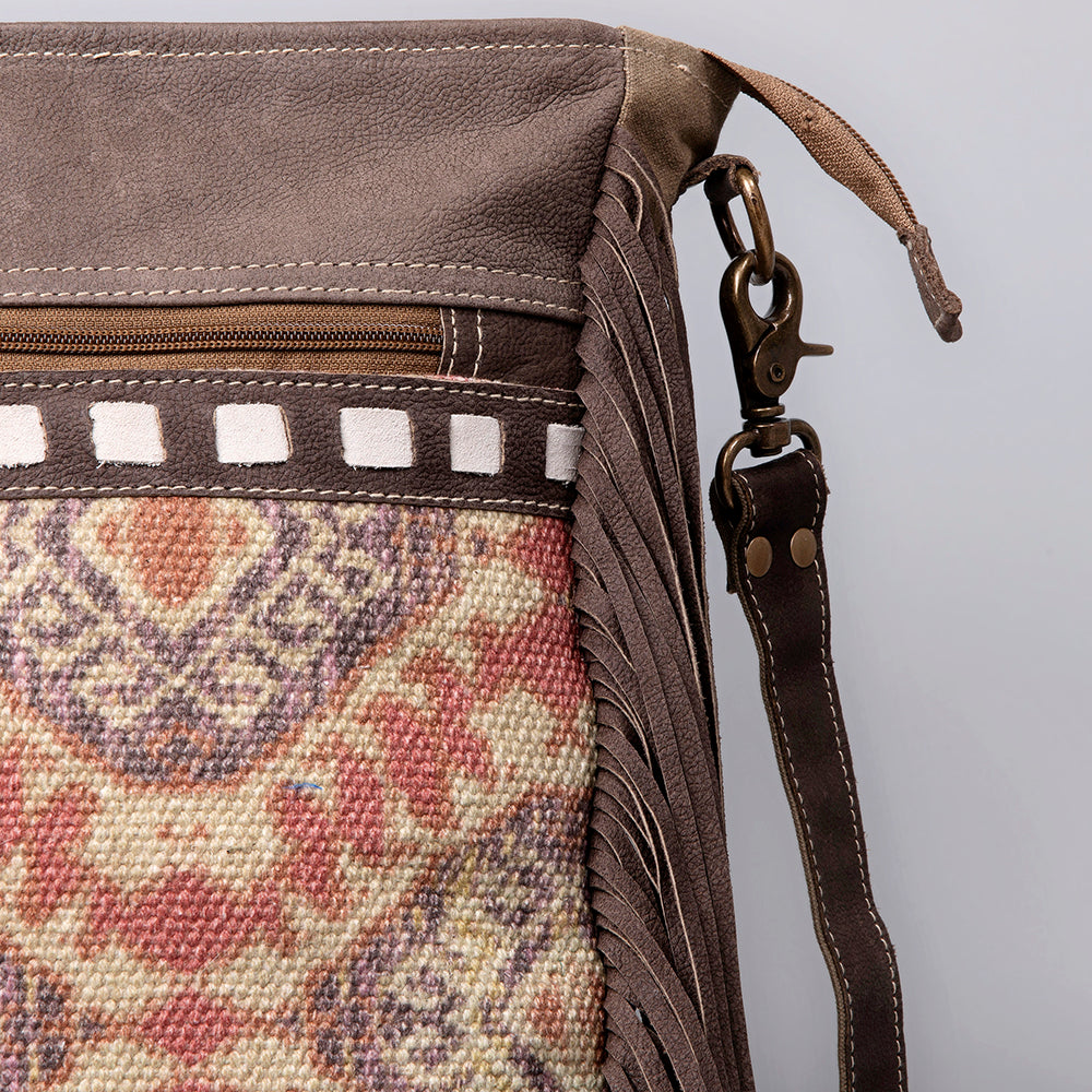 LC-KB489 Crossbody Upcycled Canvas Ladies Bag