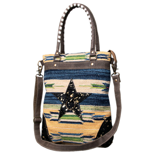 LC-KB492 Tote Upcycled Canvas Ladies Bag