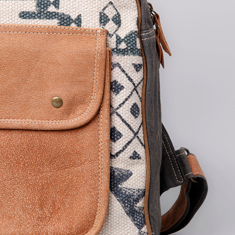 LC-KB500 Backpack Upcycled Canvas Ladies Bag