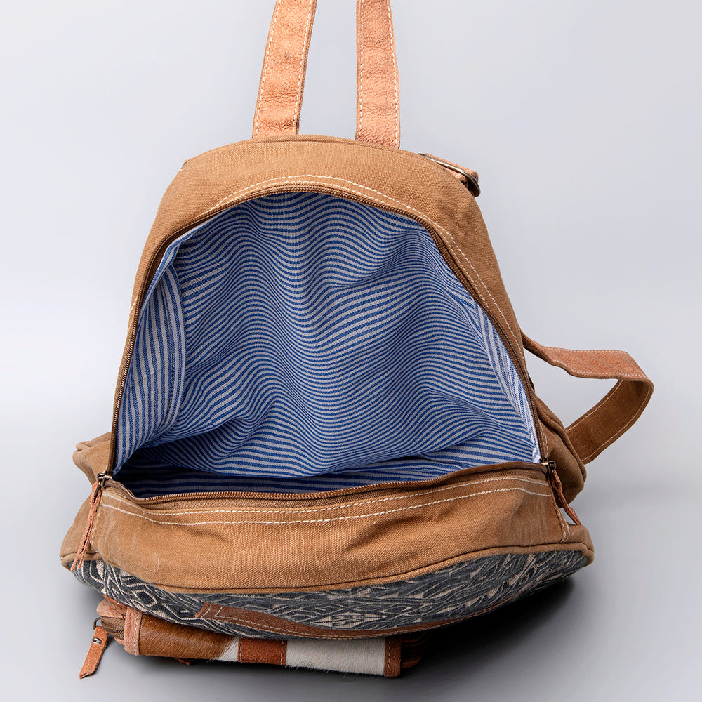 LC-KB501 Backpack Upcycled Canvas Ladies Bag