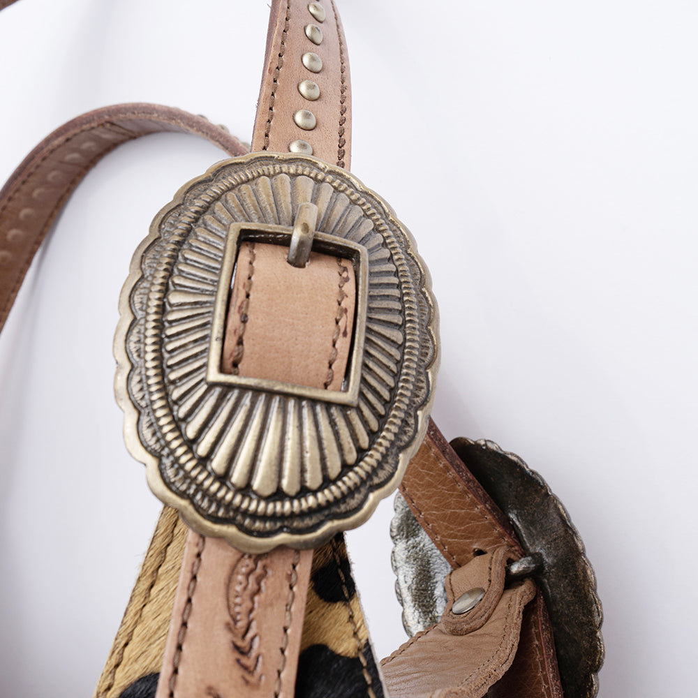 ADBGI224 Hobo Hair On Genuine Western Leather Women Bag