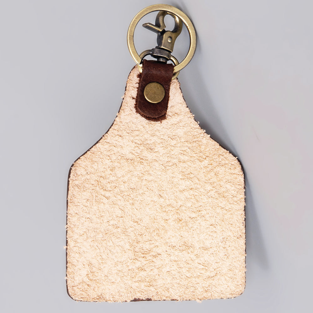 LC-ADKRM111 Hand Painted Genuine Leather Keyring