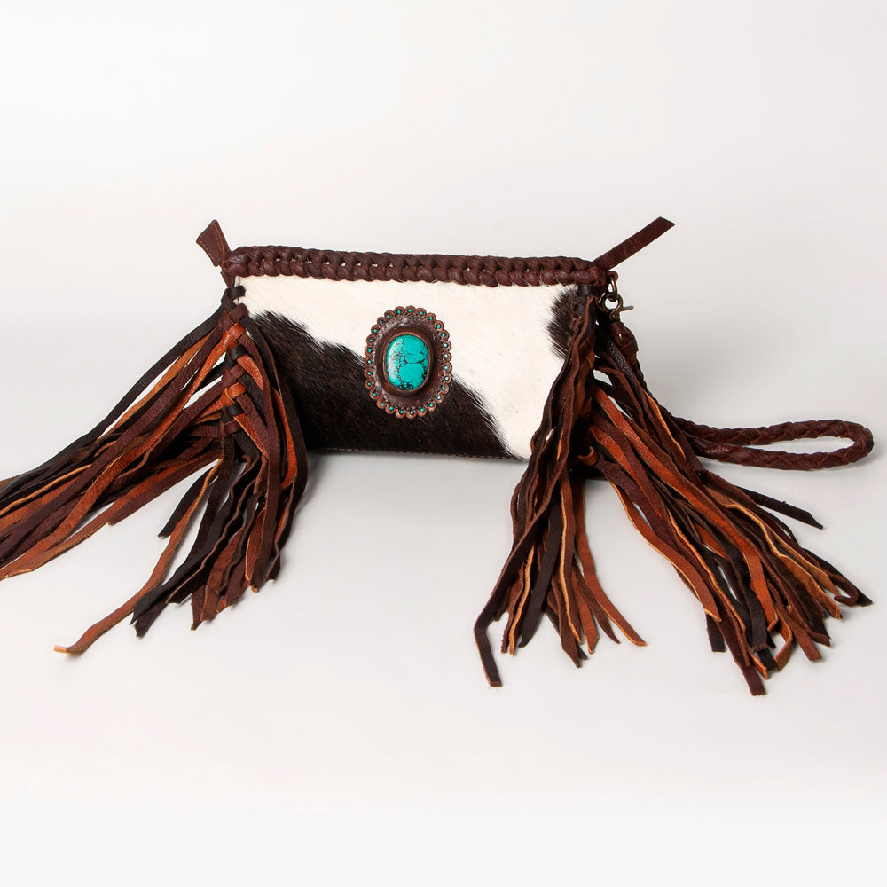 ADBGM271 Clutch Hair-On Genuine Western Leather Women Bag