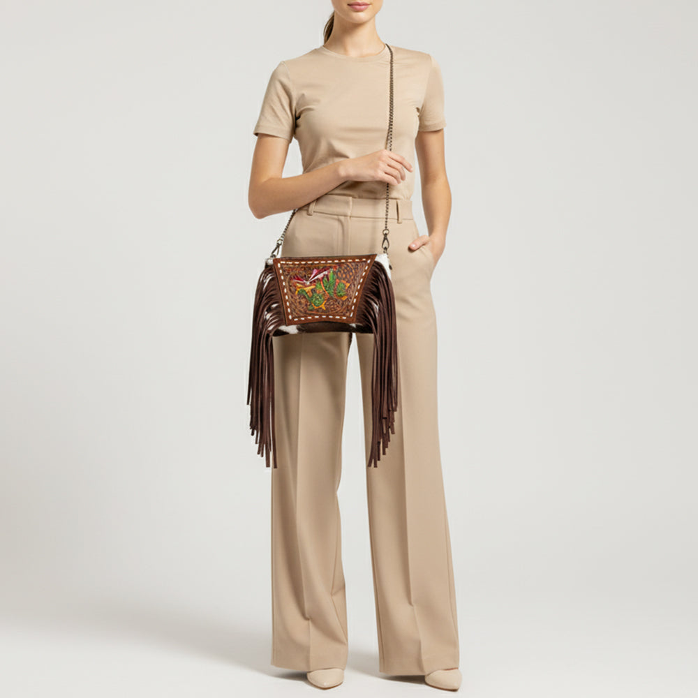 LC-ADBGZ691G Crossbody Genuine Western Leather Women Bag