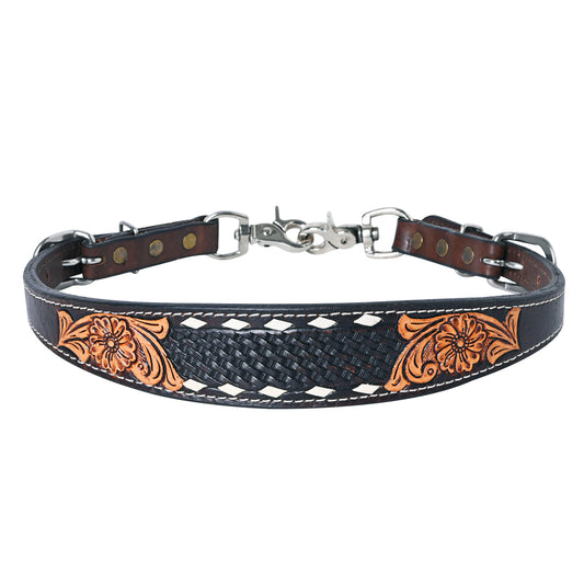 BER345-Western Leather Wither Straps