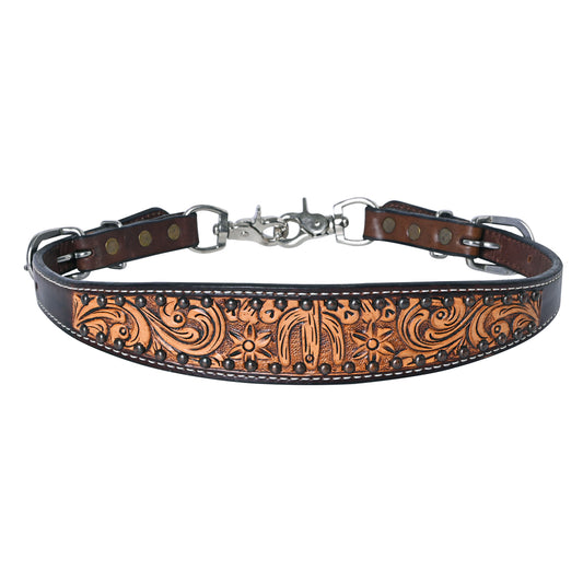 BER353-Western Leather Wither Straps