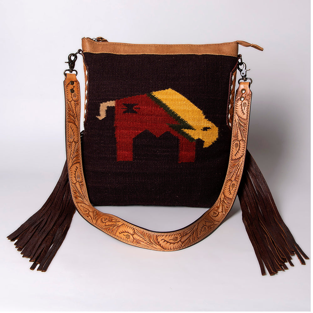 LC-ADBG905 Large Crossbody Genuine Western Leather Women Bag Kacey