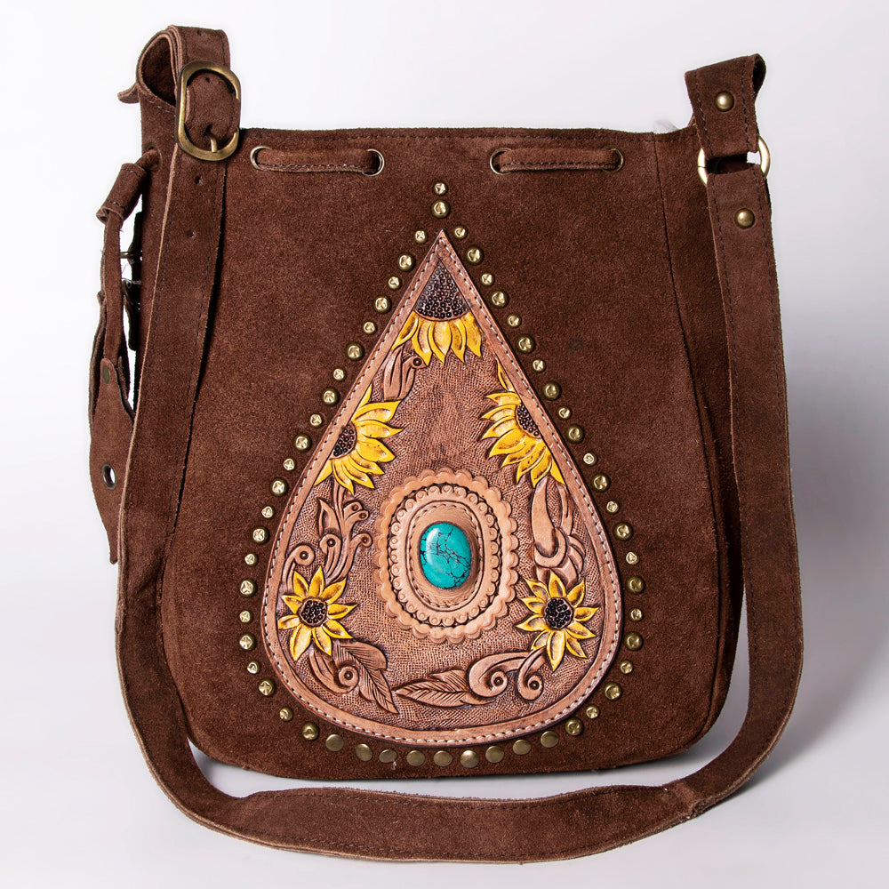 ADBGM304 Bucket Genuine Western Leather Women Bag