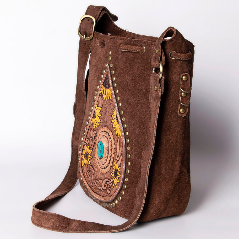 ADBGM304 Bucket Genuine Western Leather Women Bag