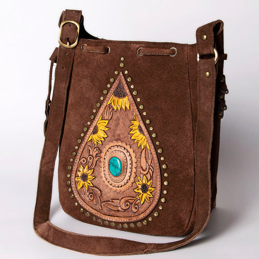 ADBGM304 Bucket Genuine Western Leather Women Bag