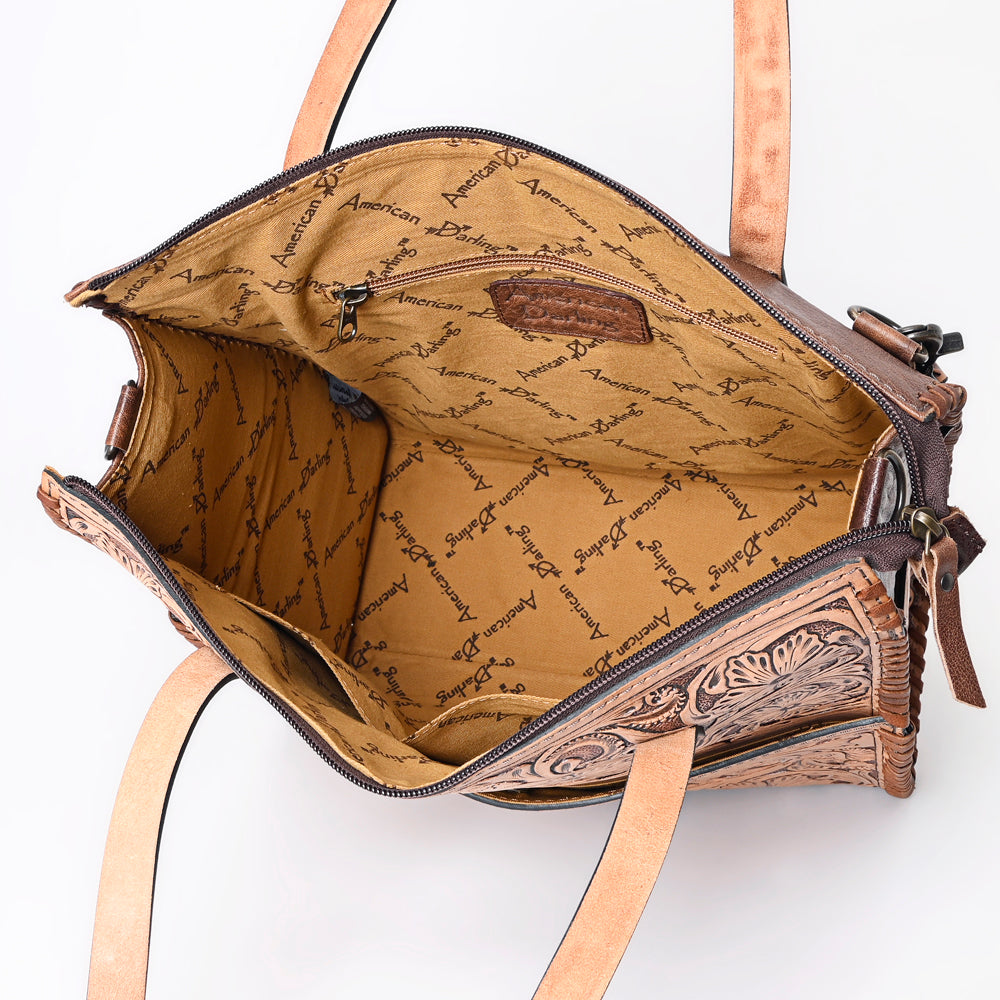 ADBG1061 Backpack Hand Tooled Genuine Leather women bag western handbag Purse