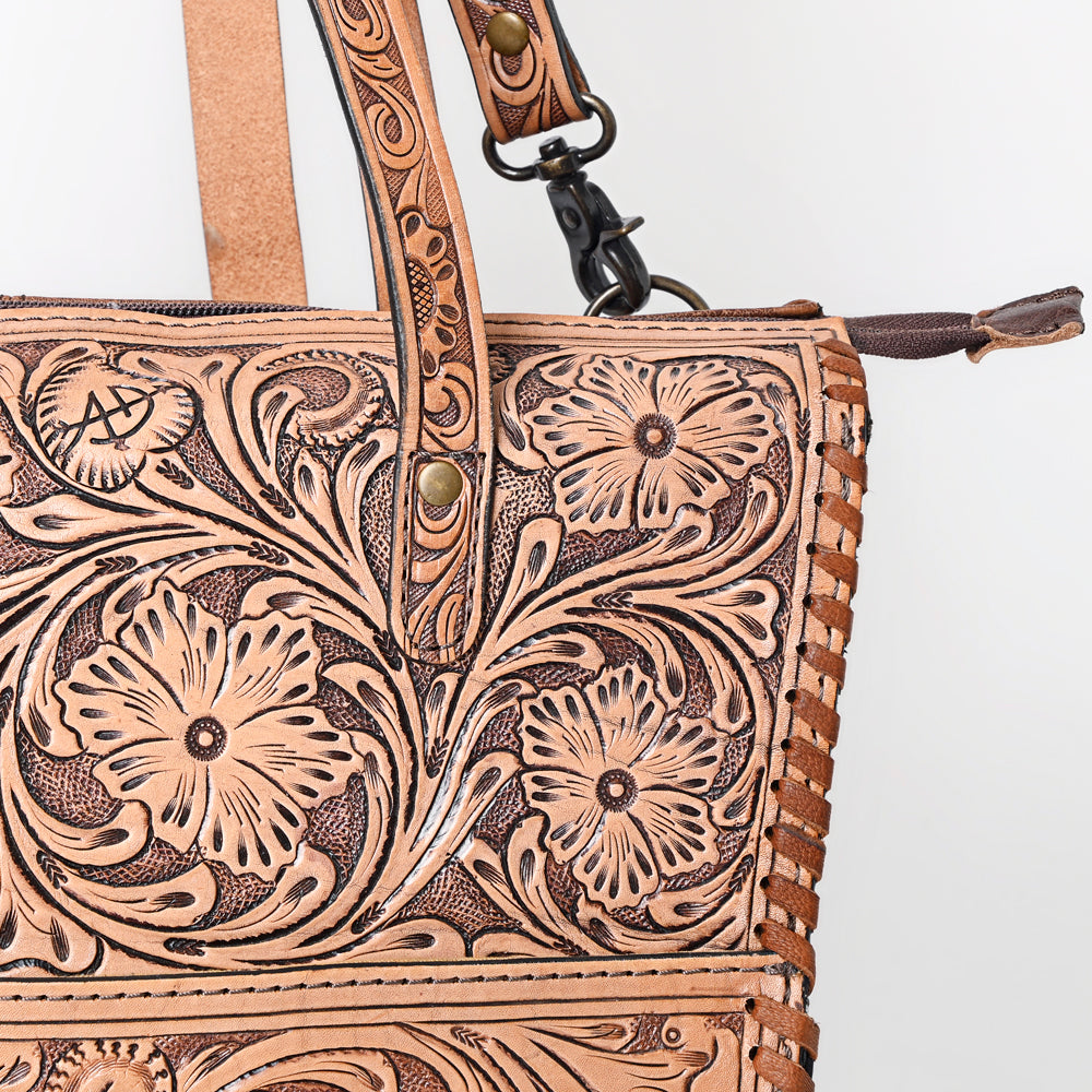 ADBG1061 Backpack Hand Tooled Genuine Leather women bag western handbag Purse