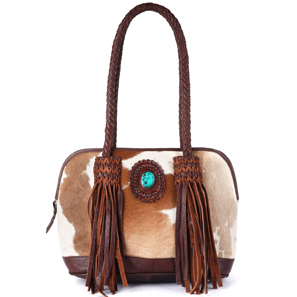 LC-ADBGM333 Tote Hair On Genuine Western Leather Women Bag