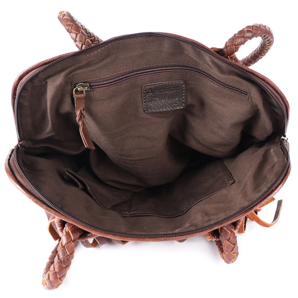 LC-ADBGM333 Tote Hair On Genuine Western Leather Women Bag