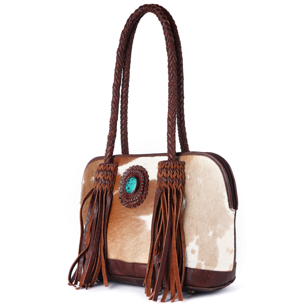 LC-ADBGM333 Tote Hair On Genuine Western Leather Women Bag