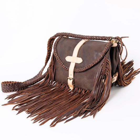 LC-ADBGM314B Crossbody Genuine Western Leather Women Bag