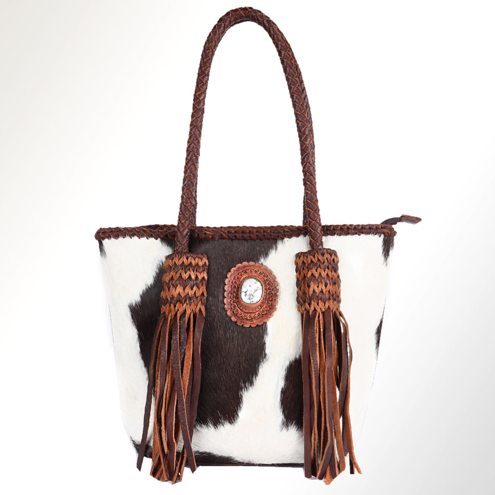 LC-ADBGM264 Tote Hair On Genuine Western Leather Women Bag