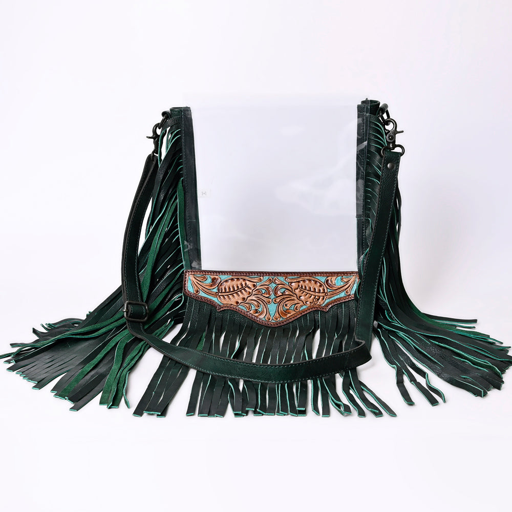 LC-ADBGZ726 Clear Bag Genuine Western Leather Women Bag